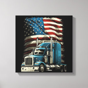 Toile Drapeau américain de camionnette pour voiture patr