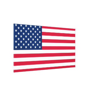 Toile Drapeau Américain Imprimer - Patriotique - USA