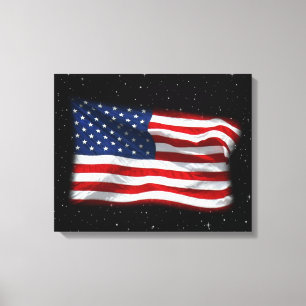 Toile Drapeau américain patriotique États-Unis
