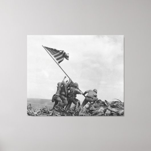 Toile Drapeau américain sur Iwo Jima (1945) (Recto)