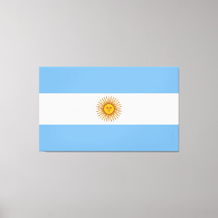 Toile Drapeau argentin Bandera De Argentina