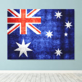 Toile Drapeau Australie (Insitu (Plancher de Bois))