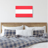 Toile Drapeau autrichien (Autriche) Imprimer (Insitu(Chambre))