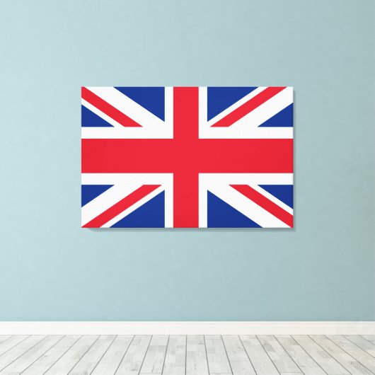 Toile Drapeau britannique Royal Union Jack (Insitu (Plancher de Bois))