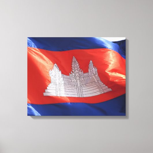 Toile drapeau cambodgien (Recto)