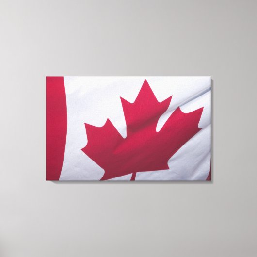 Toile Drapeau canadien. (Recto)
