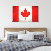 Toile Drapeau canadien (Insitu(Chambre))