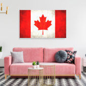 Toile Drapeau canadien (Insitu(Salon))