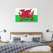Toile Drapeau celtique du Dragon rouge du Pays de Galles (Insitu(Chambre))