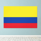 Toile Drapeau Colombie - Bandera De Colombia (Insitu (Plancher de Bois))