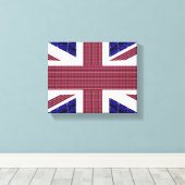 Toile Drapeau d'Angleterre, drapeau de Grande-Bretagne (Insitu (Plancher de Bois))