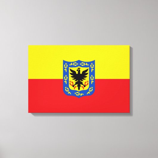 Toile Drapeau de Bogotá (capitale colombienne) (Recto)