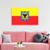 Toile Drapeau de Bogotá (capitale colombienne) (Insitu(Salon))