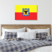 Toile Drapeau de Bogotá (capitale colombienne) (Insitu(Chambre))