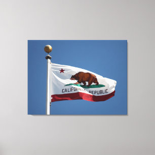 Toile drapeau de Californie