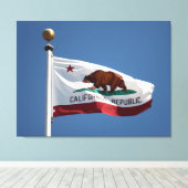 Toile drapeau de Californie (Insitu (Plancher de Bois))