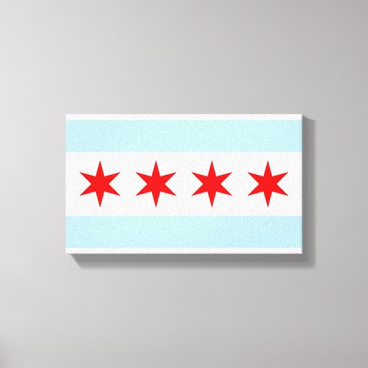 Toile Drapeau de Chicago (Recto)