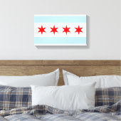Toile Drapeau de Chicago (Insitu(Chambre))