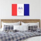 Toile Drapeau de Cleveland (Ohio) (Insitu(Chambre))