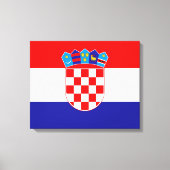Toile Drapeau de Croatie (Recto)