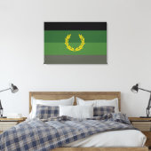 Toile Drapeau de fierté de l'uniforme militaire (Insitu(Chambre))