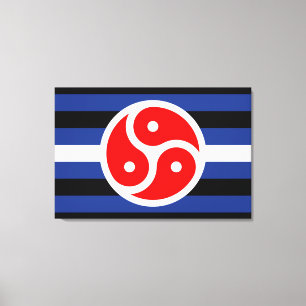 Toile Drapeau de fierté de pratique en cuir