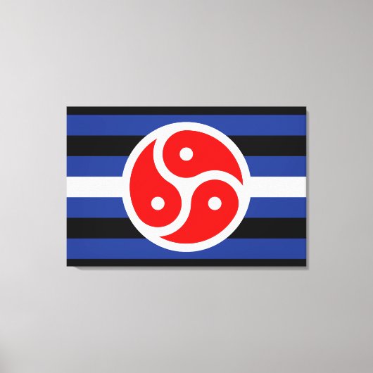 Toile Drapeau de fierté de pratique en cuir (Recto)