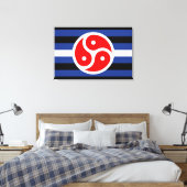 Toile Drapeau de fierté de pratique en cuir (Insitu(Chambre))