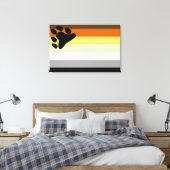 Toile Drapeau de fierté des Ours (Insitu(Chambre))
