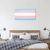 Toile Drapeau de fierté transgenre (Insitu(Chambre))