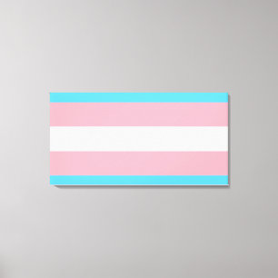 Toile Drapeau de fierté transgenre