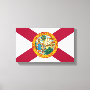 Toile Drapeau de Floride