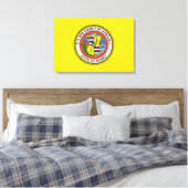 Toile Drapeau de Honolulu (Hawaii) (Insitu(Chambre))