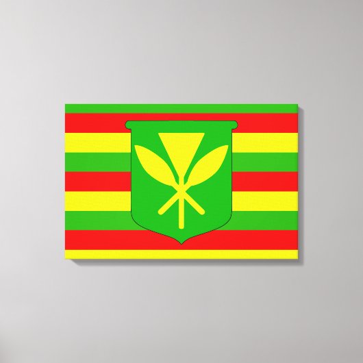 Toile Drapeau de Kanaka Maoli (Recto)