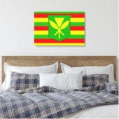 Toile Drapeau de Kanaka Maoli (Insitu(Chambre))