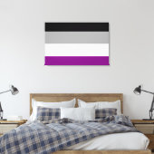 Toile Drapeau de la fierté asexuelle (Insitu(Chambre))