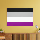 Toile Drapeau de la fierté asexuelle (Insitu(Salon))