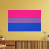 Toile Drapeau de la fierté bisexuelle (Insitu(Salon))