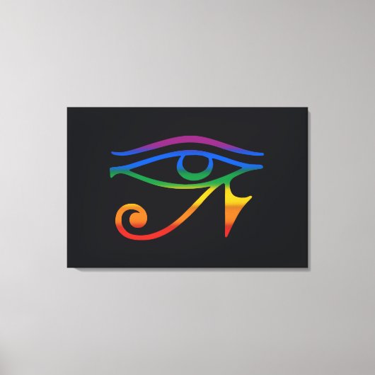 Toile Drapeau de la fierté gay goth (Recto)