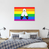 Toile Drapeau de la fierté LGBTQ+ (Insitu(Chambre))
