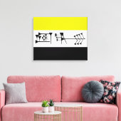 Toile Drapeau de la liberté libertaire d'Ama-gi (Insitu(Salon))