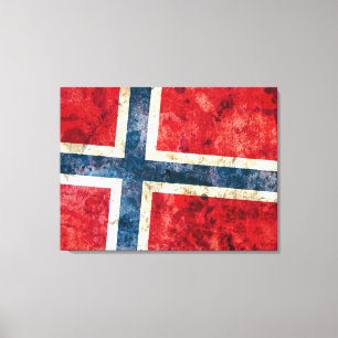 Toile Drapeau de la Norvège
