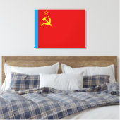 Toile Drapeau de la Russie soviétique, URSS, CCCP, commu (Insitu(Chambre))
