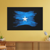 Toile Drapeau de la Somalie brassée, drapeau national (Insitu(Salon))