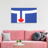 Toile Drapeau de la ville de Toronto (Canada) (Insitu(Salon))