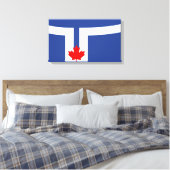 Toile Drapeau de la ville de Toronto (Canada) (Insitu(Chambre))