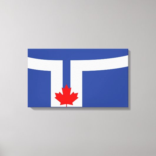 Toile Drapeau de la ville de Toronto (Canada) (Recto)