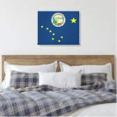 Toile Drapeau de l'Alaska (Insitu(Chambre))