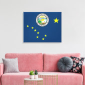 Toile Drapeau de l'Alaska (Insitu(Salon))
