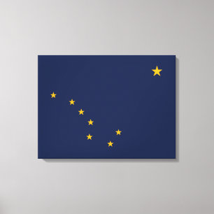 Toile Drapeau de l'Alaska